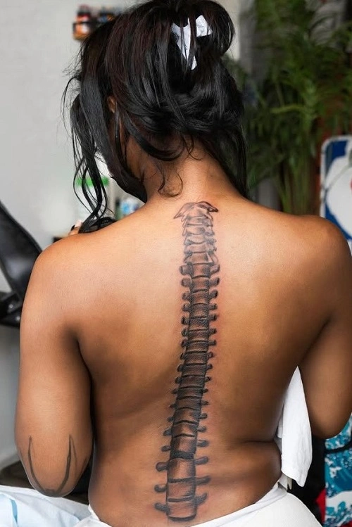 Back Tattoos for Black Women