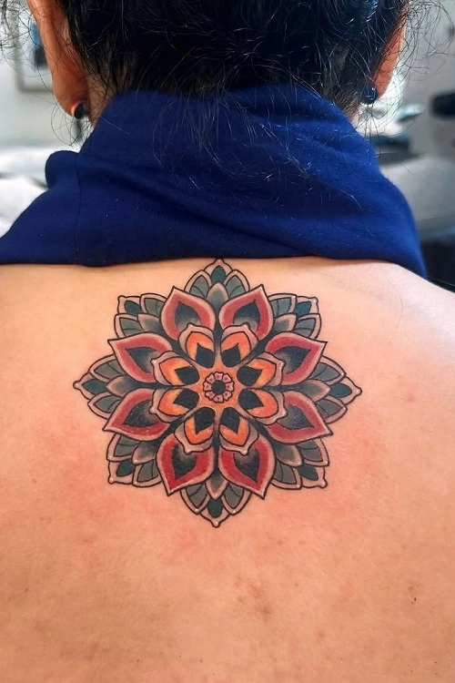 Back Tattoos for Women Flowers