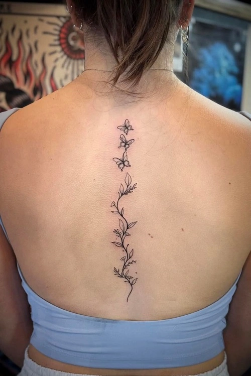 Back Tattoos for Women Simple