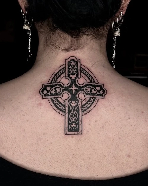 Celtic Cross Tattoo for Women