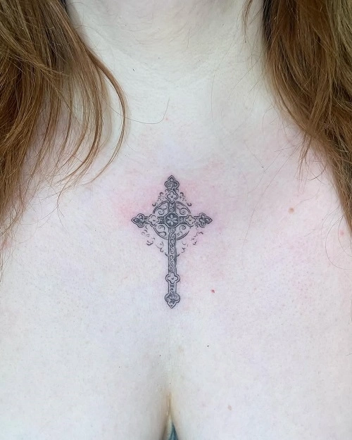 Celtic Cross Tattoo for Women