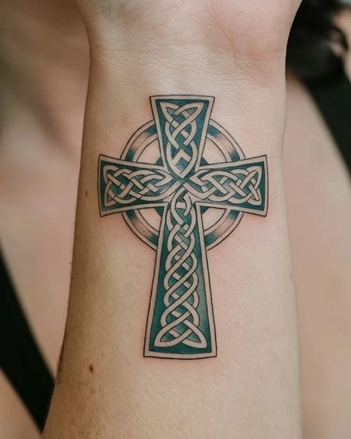 Celtic Cross Tattoo for Women