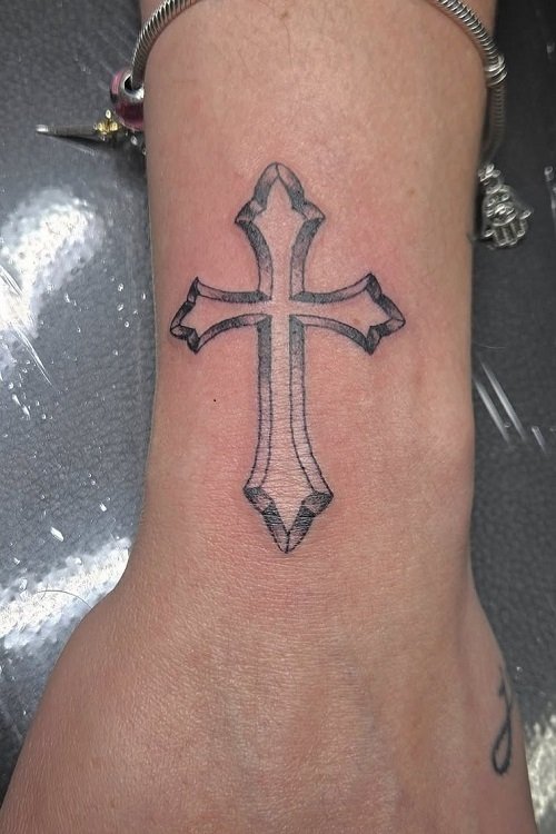 Cross Tattoos for Women Arm