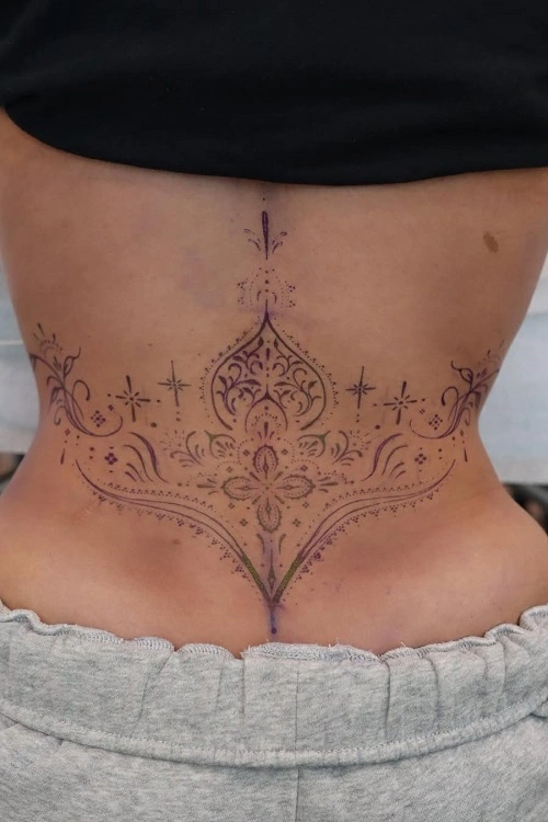 Lower Back Tattoos for Women