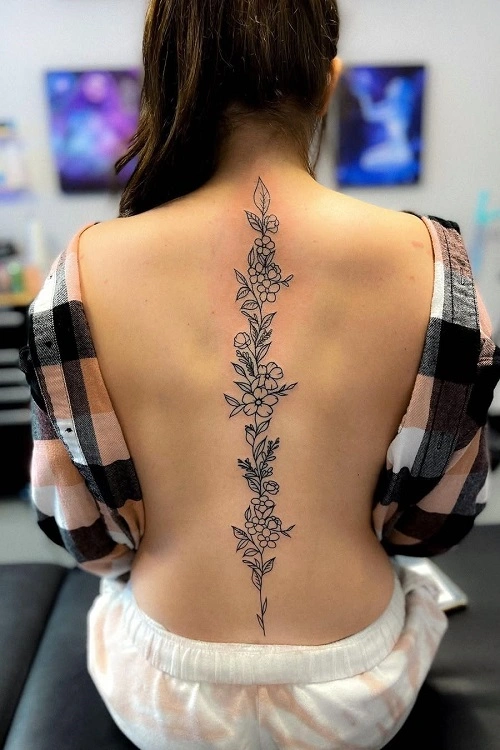 Spine Tattoos for Women