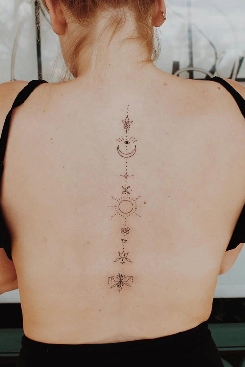 Spine Tattoos for Women