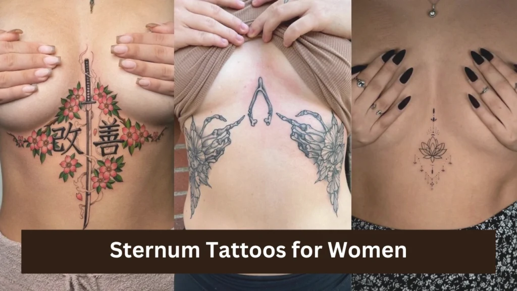 Sternum Tattoos for Women