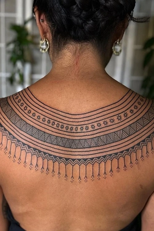 Tribal Tattoos for Women on Back