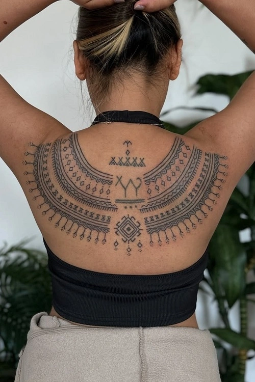 Tribal Tattoos for Women on Back