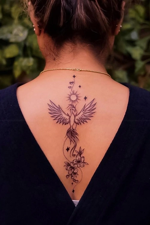 Upper Back Tattoos for Women