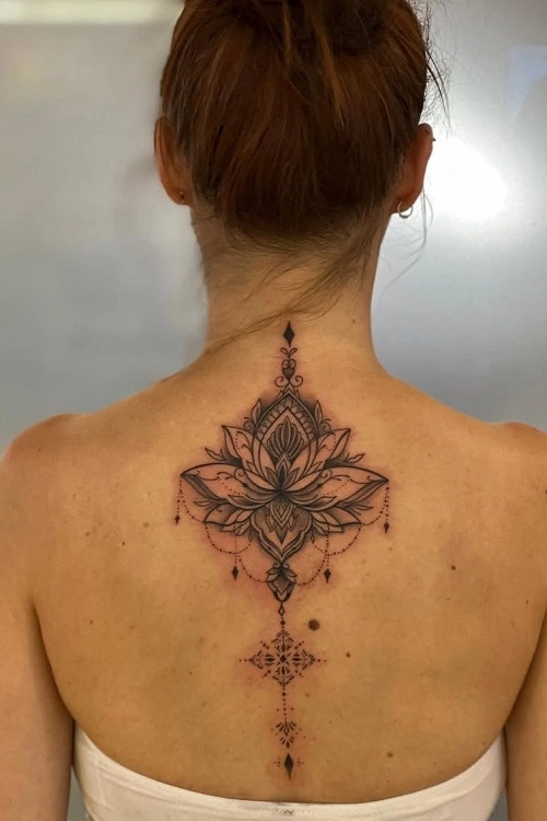 Upper Back Tattoos for Women