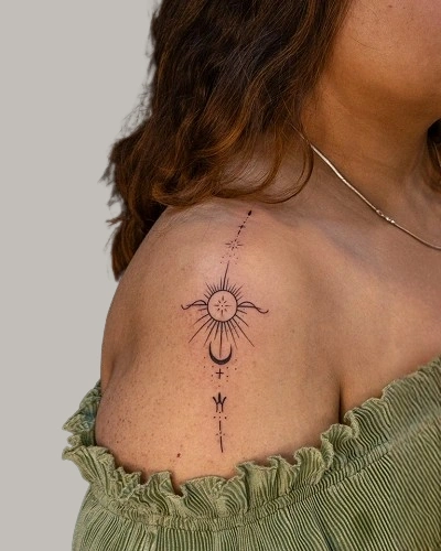 Celestial and Astrological Tattoos for Women