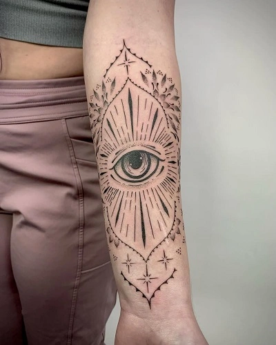 Eye of Providence Tattoos for Women