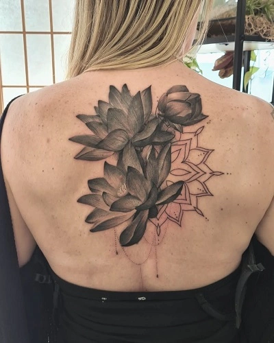 Lotus Flower Tattoos for Women