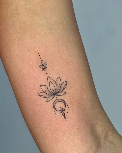 Minimalist Spiritual Tattoos for Women