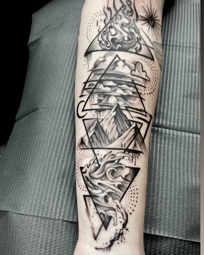 Nature and Elemental Tattoos for Women