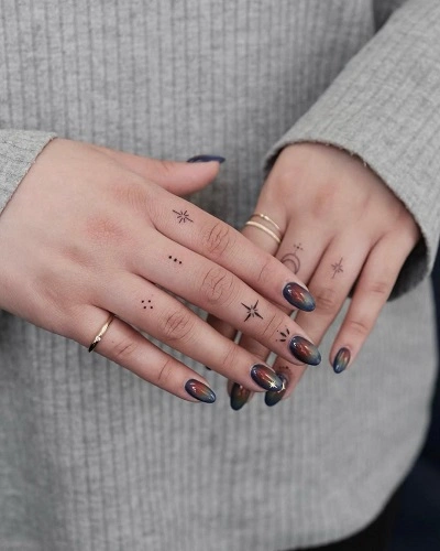 Spiritual Finger Tattoos for Women
