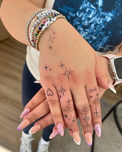Spiritual Finger Tattoos for Women