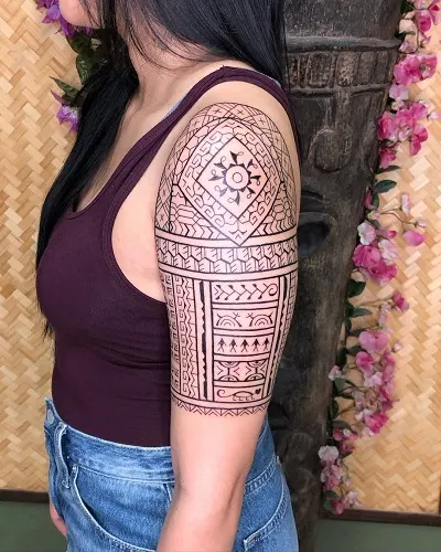 Spiritual Shoulder Tattoos for Women