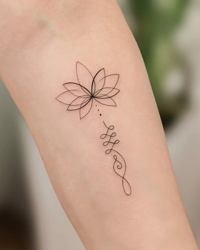 Unalome Tattoos for Women