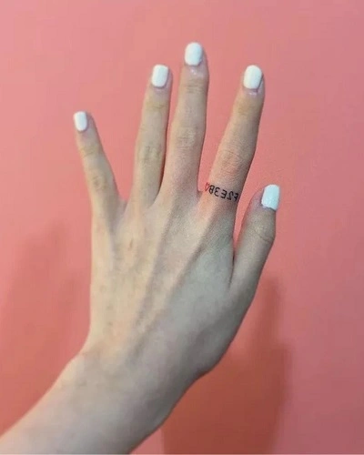 Index Finger Tattoos for Women