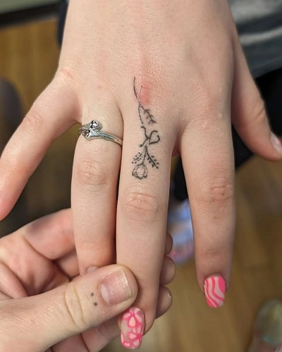 Middle Finger Tattoos for Women