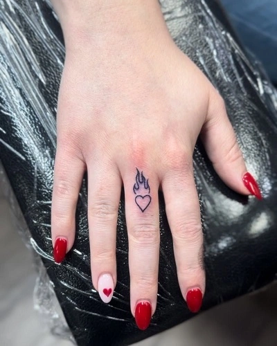 Middle Finger Tattoos for Women