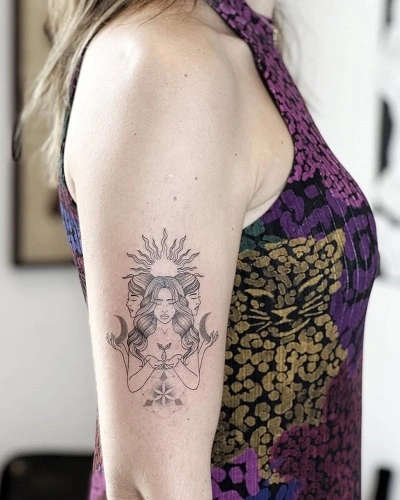 Simple Nature Tattoos for Women