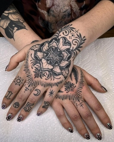 Spiritual Finger Tattoos for Women