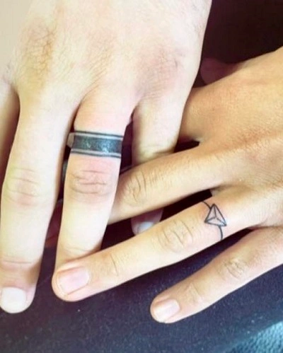 Wedding Finger Tattoos for Women