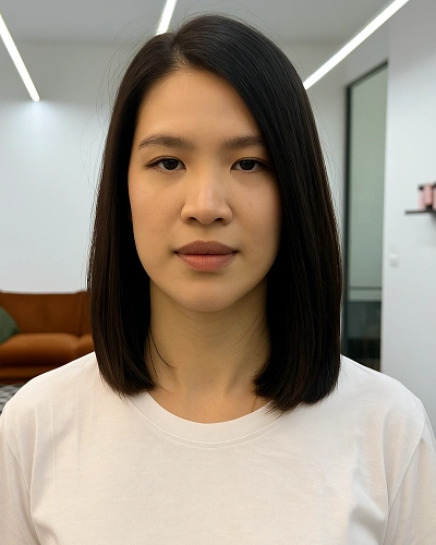Blunt Cut Lob Haircuts