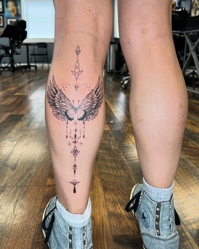 Calf Tattoos for Women