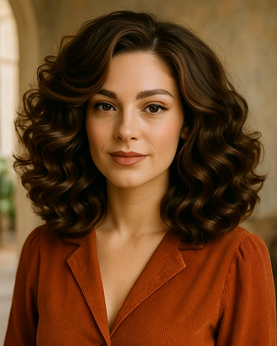 Curly Hair Blowout Haircuts for Women