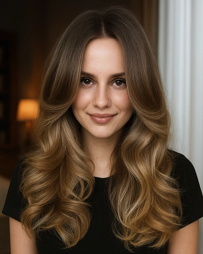 Curly Hair Blowout Haircuts for Women