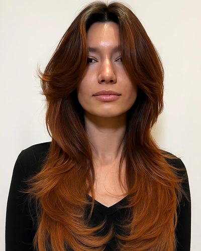Feathered Layers Haircuts