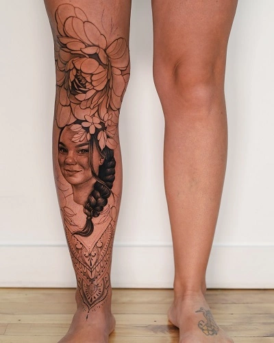 Leg Tattoos for Women