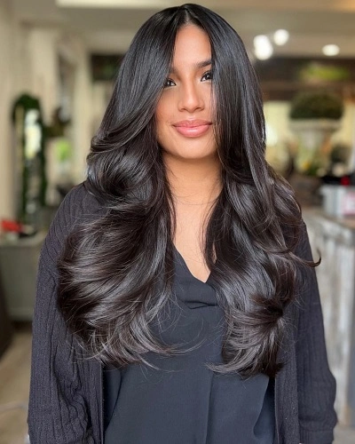 Long Hair Blowout Haircuts for Women