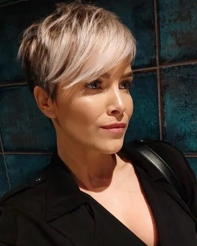 Pixie Cut with Textured Layers