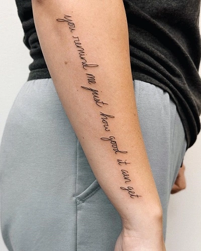 Quote Tattoos for Women