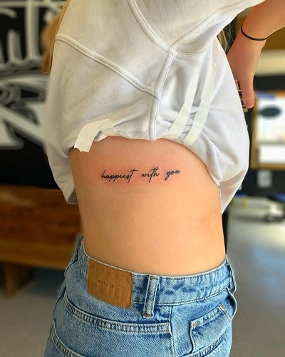 Rib Tattoos for Women