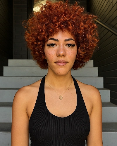 Rounded Afro Haircuts