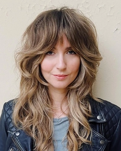 Shag with Bangs Haircuts