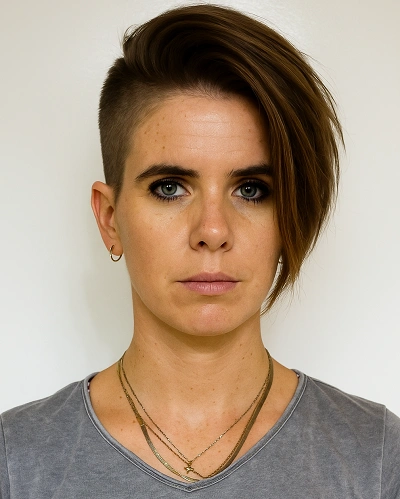 Side Shaved Pixie Haircuts