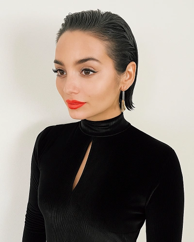 Slick Backed Hairstyles for Women