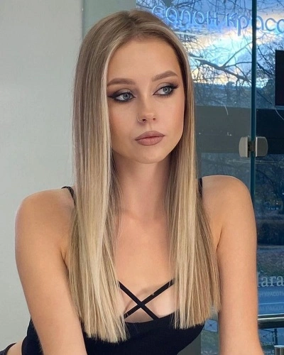 Straight Long Hair with Blunt Ends