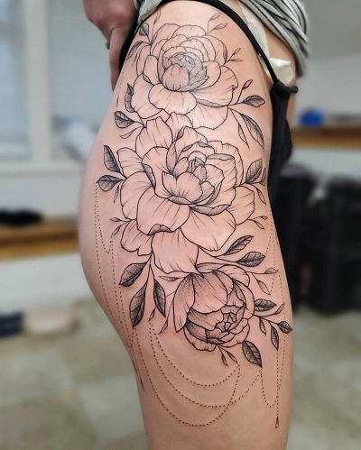 Thigh Tattoos for Women