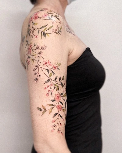 Watercolor Tattoos for Women