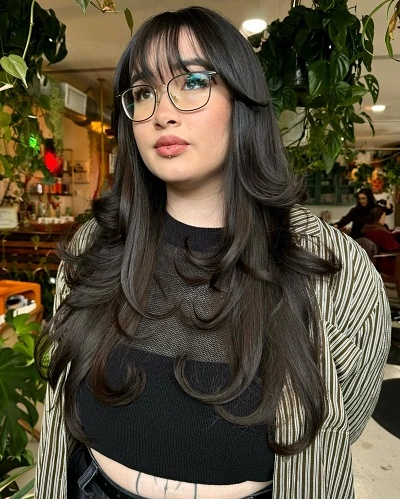 Wispy Bangs with Layers
