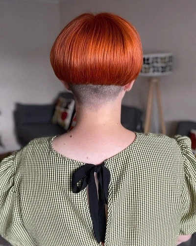 Angled Bob with Undercut