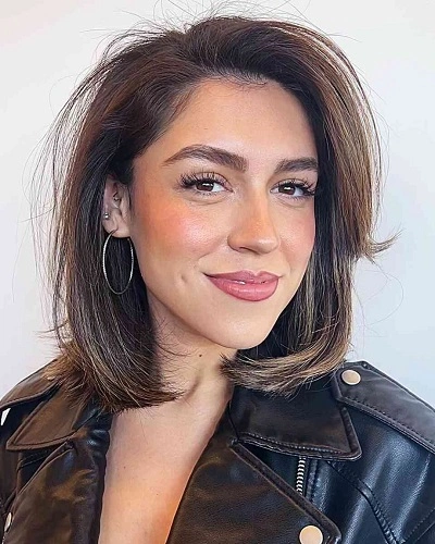 Angled Lob with Deep Side Part